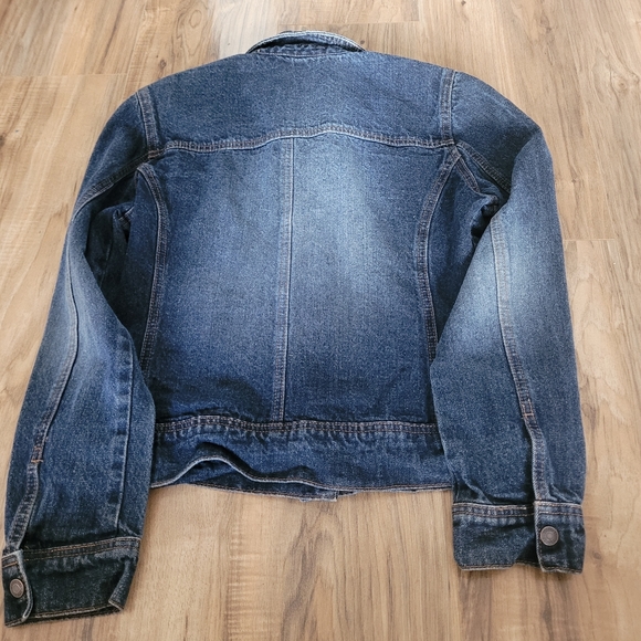 Women's Contrast Denim Jacket Size Small - Picture 2 of 10